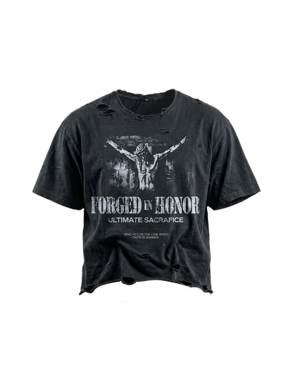 "FORGED IN WAR" VINTAGE TEE