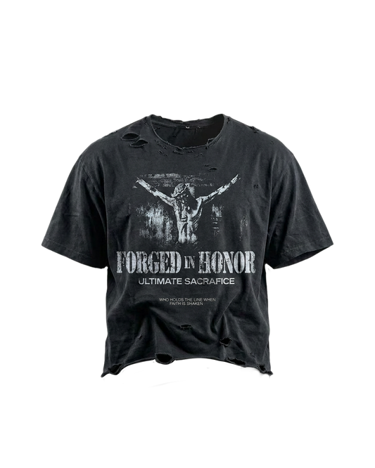 "FORGED IN WAR" VINTAGE TEE